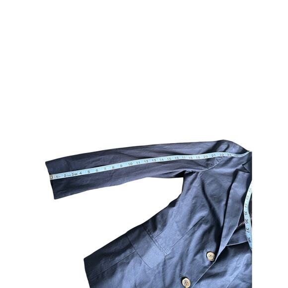 J.Crew Suiting Women's Navy Blue Preppy Work‎ Office Academia Blazer Size 2 - Picture 9 of 10